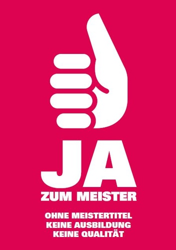 Titelbild zum News-Artikel: Wiedereinführung zur Meisterpflicht
